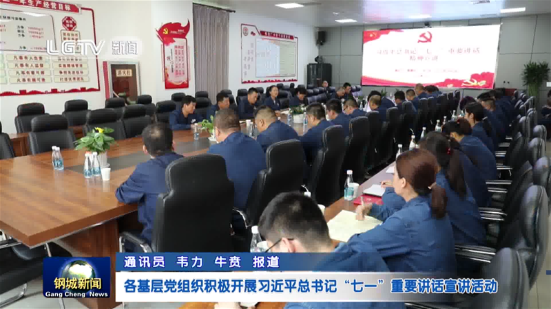 轧钢厂下层党支部展开主题党日勾当