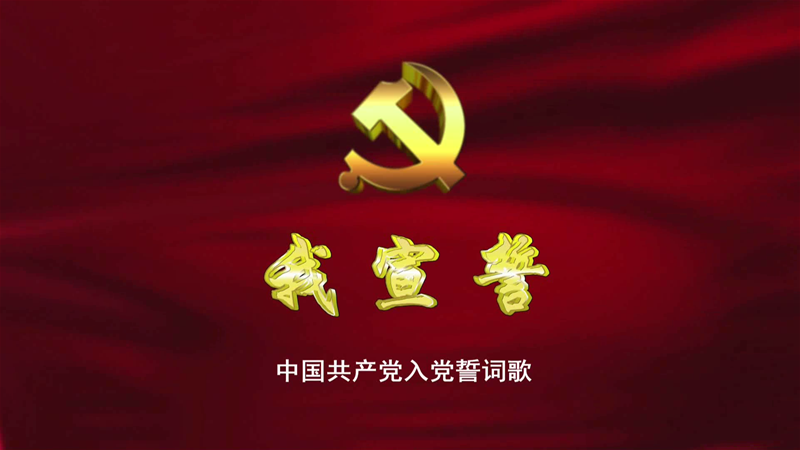 龙钢公司泛博党员独唱入党誓辞歌“我宣誓”