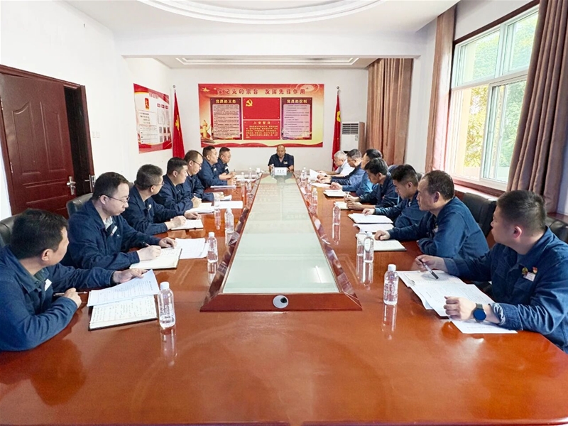 杜东兴到炼铁奇迹部调研出产运营使命